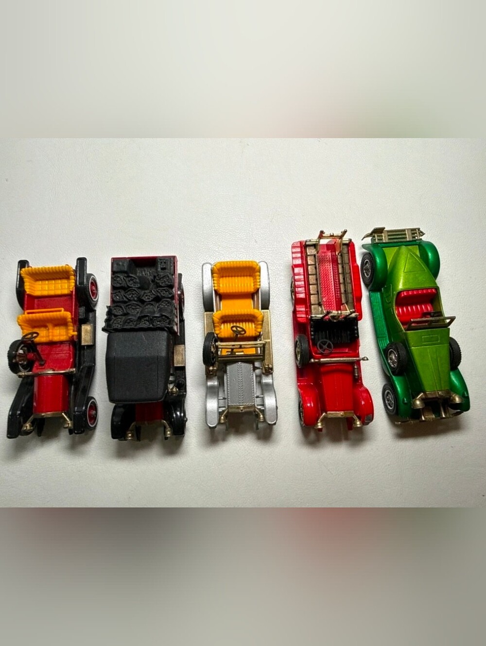 Vth Matchbox Lesney Models Of Yesteryear 5 piece Lot Rolls-Royce Fire Truck +
